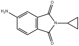 5-AMINO-2-CYCLOPROPYL-1H-ISOINDOLE-1,3(2H)-DIONE 구조식 이미지