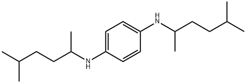 N,N'-BIS(1,4-DIMETHYLPENTYL)-P-PHENYLENEDIAMINE Structure