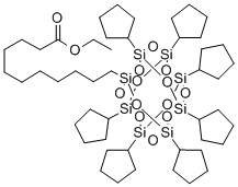 PSS-(1-(ETHYL UNDECANOATE))-HEPTACYCLOP& 구조식 이미지