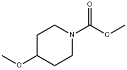 1-Piperidinecarboxylicacid,4-methoxy-,methylester(9CI) Structure