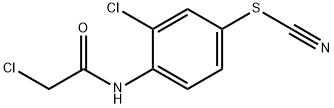 3-클로로-4-[(클로로아세틸)아미노]페닐티오시아네이트 구조식 이미지