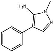 1-METHYL-4-PHENYL-5-AMINOPYRAZOLE Structure