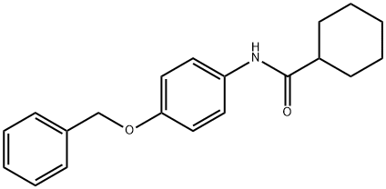 4-(벤질록시)-N-시클로헥사미도아닐린 구조식 이미지