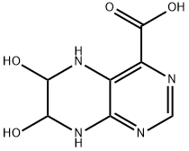 5,6,7,8-Tetrahydro-6,7-dihydroxy-4-pteridinecarboxylic acid Structure