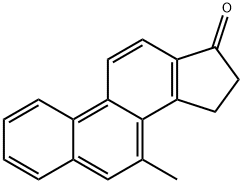 15,16-Dihydro-7-methyl-17H-cyclopenta(a)phenanthren-17-one Structure