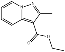 피라졸로[1,5-a]피리딘-3-카르복실산,2-메틸-,에틸에스테르 구조식 이미지