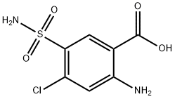 푸로세마이드관련화합물B(100MG)(4-CHLORO-5-SULFAMOYLANTHRANILICACID) 구조식 이미지