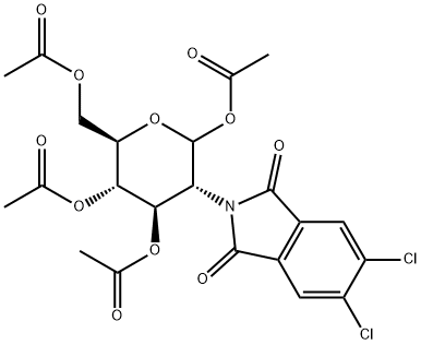 2-DEOXY-2-(4 5-DICHLOROPHTHALIMIDO)D-GL& 구조식 이미지