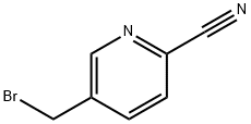 2-Cyano-5-bromomethylpyridine 구조식 이미지
