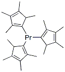 TRIS(TETRAMETHYLCYCLOPENTADIENYL)PRASEO& Structure