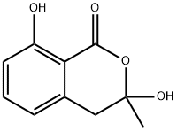 1H-2-Benzopyran-1-one, 3,4-dihydro-3,8-dihydroxy-3-methyl- 구조식 이미지