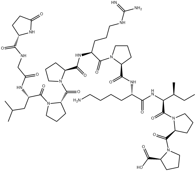 BRADYKININ POTENTIATOR B Structure