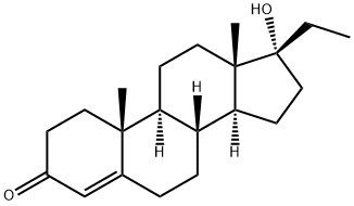 17알파-하이드록시-4-프레그넨-3-온 구조식 이미지