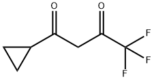1-cyclopropyl-4,4,4-trifluoro-1,3-butanedione 구조식 이미지