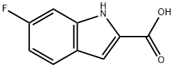 6-Fluoroindole-2-carboxylic acid 구조식 이미지