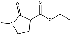 1-METHYL-2-OXO-PYRROLIDINE-3-CARBOXYLIC ACID ETHYL ESTER Structure