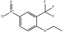 1-Ethoxy-4-nitro-2-(trifluoromethyl)benzene Structure