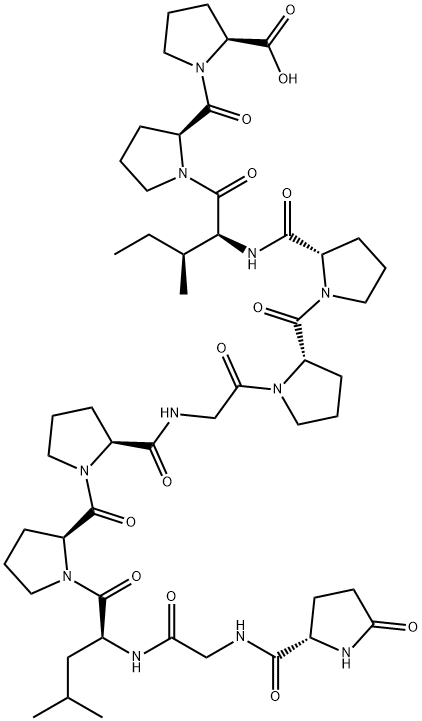 BRADYKININ POTENTIATOR C 구조식 이미지