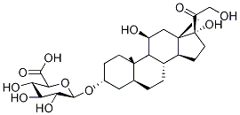 11β,17,21-trihydroxy-20-oxo-5α-pregnan-3α-yl β 구조식 이미지