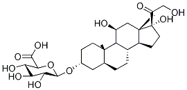 11β,17,21-trihydroxy-20-oxo-5α-pregnan-3α-yl β Structure