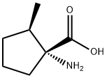 시클로펜탄카르복실산,1-아미노-2-메틸-,(1R,2R)-(9CI) 구조식 이미지