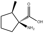 시클로펜탄카르복실산,1-아미노-2-메틸-,(1S,2R)-(9CI) 구조식 이미지