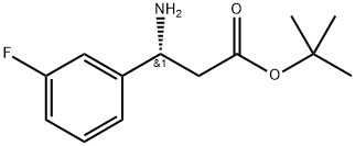 (S)-3-(3'-FLUOROPHENYL)ALANINE T-BUTYL ESTER 구조식 이미지