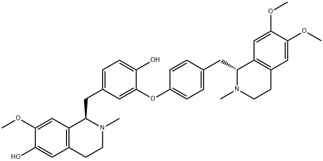 Dauricinoline 구조식 이미지