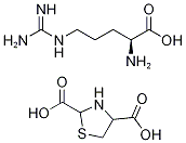thiazolidine-2,4-dicarboxylic, acid compound with L-arginine (1:1) 구조식 이미지