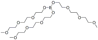 tris[2-[2-(2-methoxyethoxy)ethoxy]ethyl] orthoborate Structure