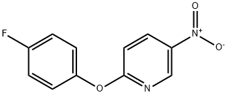 2-(4-플루오로-페녹시)-5-니트로-피리딘 구조식 이미지