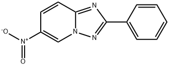 6-니트로-2-페닐[1,2,4]트리아졸로[1,5-a]피리딘 구조식 이미지