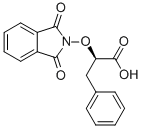벤젠프로판산,-[(1,3-디하이드로-1,3-디옥소-2H-이소인돌-2-일)옥시]-,(aR)- 구조식 이미지