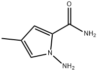 1H-Pyrrole-2-carboxamide,1-amino-4-methyl-(9CI) 구조식 이미지