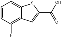 4-Fluorobenzothiophene-2-carboxylic acid Structure