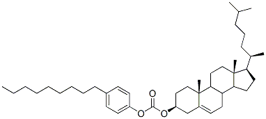 cholest-5-en-3beta-yl p-nonylphenyl carbonate 구조식 이미지