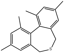 1,3,9,11-테트라메틸-5,7-디하이드로디벤조[c,e]티에핀 구조식 이미지