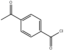 Benzoyl chloride, 4-acetyl- (9CI) Structure