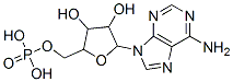 [5-(6-aminopurin-9-yl)-3,4-dihydroxy-oxolan-2-yl]methoxyphosphonic aci d 구조식 이미지