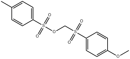 [(4-메톡시페닐)술포닐]메틸4-메틸벤젠술포네이트 구조식 이미지
