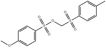 [(4-Methylphenyl)sulfonyl]methyl 4-methoxybenzenesulfonate Structure