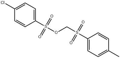 [(4-메틸페닐)술포닐]메틸4-클로로벤젠술포네이트 구조식 이미지