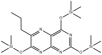 6-프로필-2,4,7-트리스(트리메틸실릴옥시)프테리딘 구조식 이미지