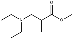 METHYL 3-(DIETHYLAMINO)-2-METHYLPROPANOATE Structure