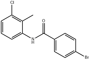 4-bromo-N-(3-chloro-2-methylphenyl)benzamide Structure
