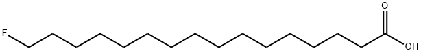 16-fluoropalmitic acid Structure