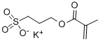 3-술포프로필 메타크릴산 칼륨염 구조식 이미지