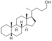 5-BETA-CHOLAN-24-OL Structure