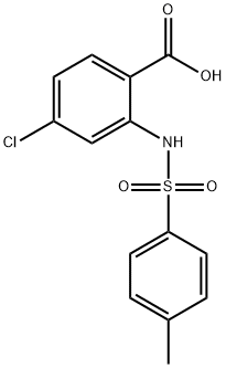 4-클로로-2-(4-톨릴술포닐)안트라닐산 구조식 이미지