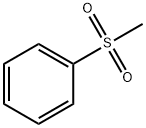 Methyl phenyl sulfone 구조식 이미지